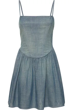 RE/DONE & Pam Chambray Mini Dress