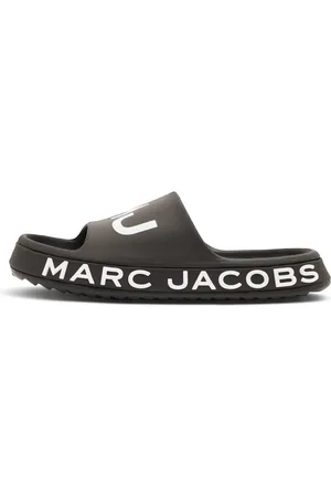 Marc Jacobs Logo Print Rubber Slides