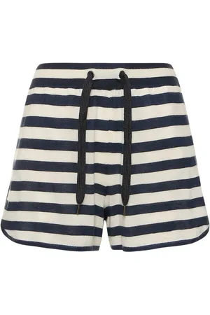Brunello Cucinelli Striped Cashmere & Silk Shorts