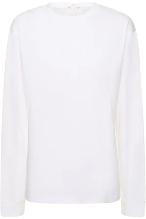 The Row Ciles Long Sleeve Cotton Jersey T-shirt
