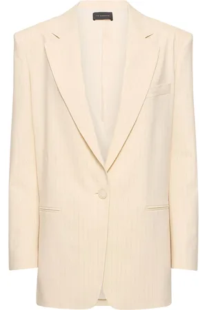 The Andamane Guia Oversized Pinstriped Blazer