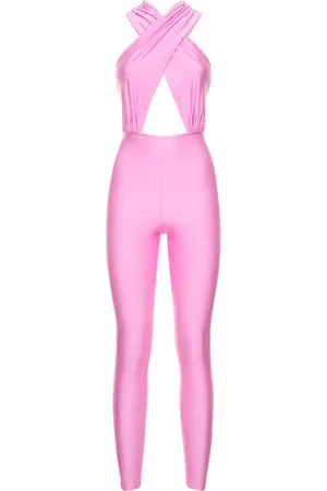 The Andamane Hola Shiny Stretch Lycra Jumpsuit