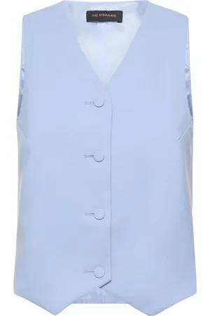 The Andamane Pauline Crepe Satin Vest