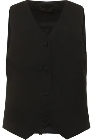 The Andamane Pauline Crepe Satin Vest
