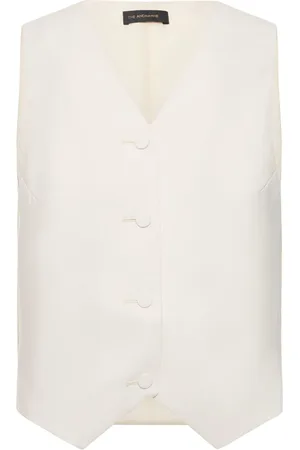 The Andamane Pauline Crepe Satin Vest