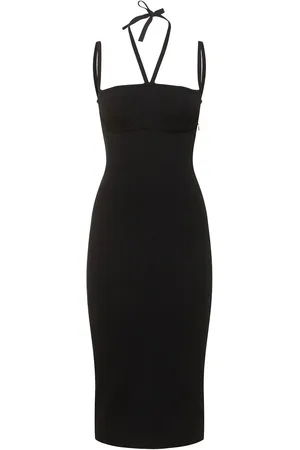 ANDREADAMO Stretch Knit Viscose Midi Dress