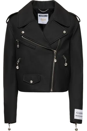 Moschino Leather Biker Jacket