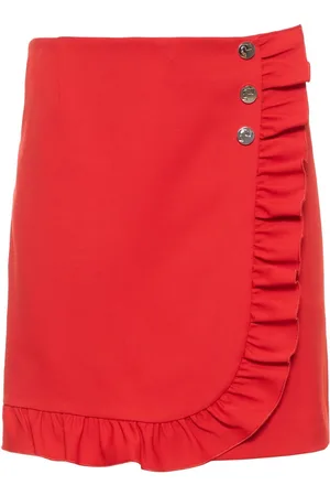 Tory Burch Tech Twill Ruffled Golf Skort