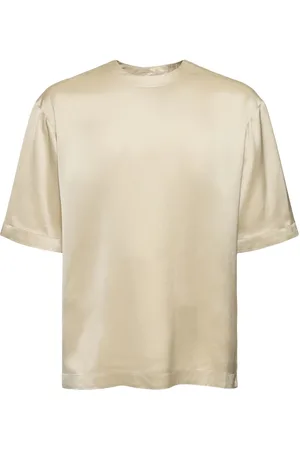 Nanushka Boxy Tech Satin T-shirt