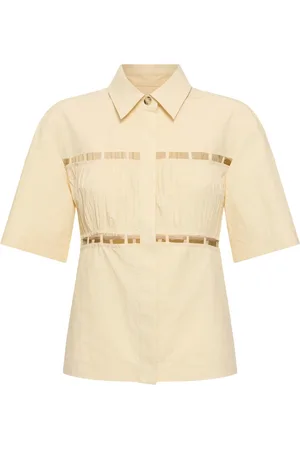 Nanushka Satu Pleated Poplin Shirt