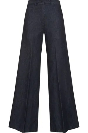 Aspesi Denim Wide Leg Jeans