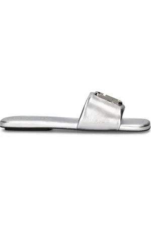 Marc Jacobs The J Marc Metallic Slide Sandals