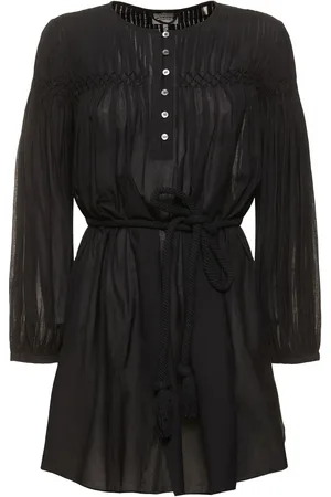 Marant Etoile Adeliani Buttoned Long Sleeve Dress