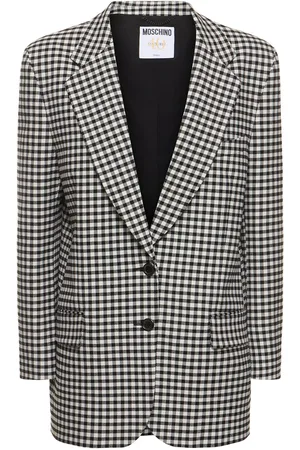 Moschino Stretch Cotton Blend Blazer