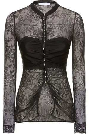 Paco rabanne Stretch Lace Long Sleeve Shirt