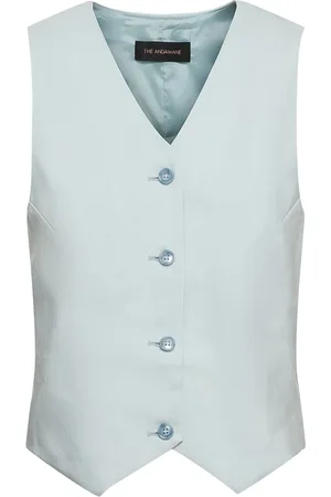 The Andamane Pauline Linen Blend Vest
