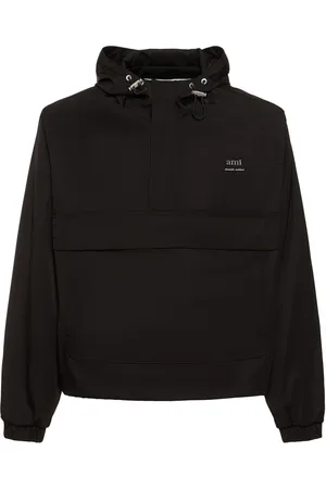 Ami Ami Logo Cotton Blend Windbreaker
