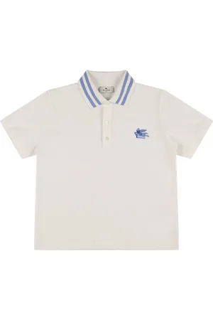 Etro Cotton Jersey Piquet Polo Shirt