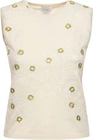 Giambattista Valli Cashmere & Silk Knit Top