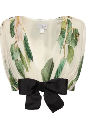 Giambattista Valli Georgette Bow Top
