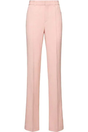 PETAR PETROV Mid-rise Straight Leg Tailored Pants