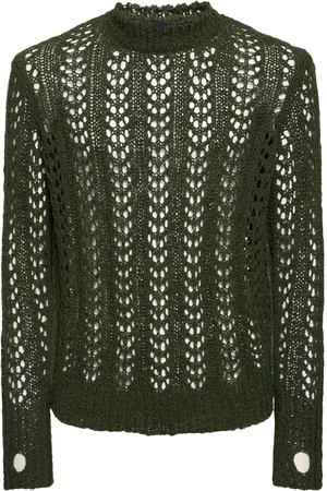 J.LAL Redos Cotton Blend Open Knit Sweater