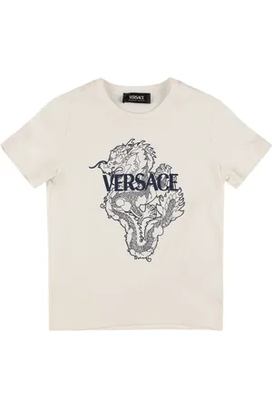 VERSACE Dragan Printed Cotton Jersey T-shirt