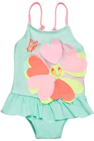 Billieblush Embroidered Tech Swimsuit