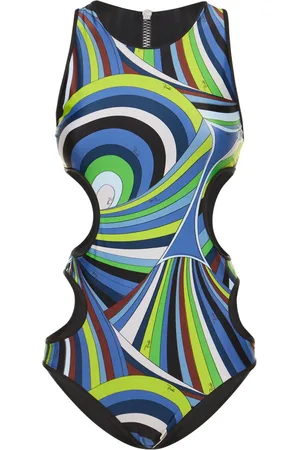 Puccini Iride Cutout Lycra One Piece Swimsuit