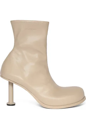 Balenciaga 80mm Mallorca Faux Leather Ankle Boots
