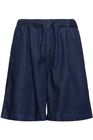 The Frankie Shop Cotton Denim Jogging Shorts