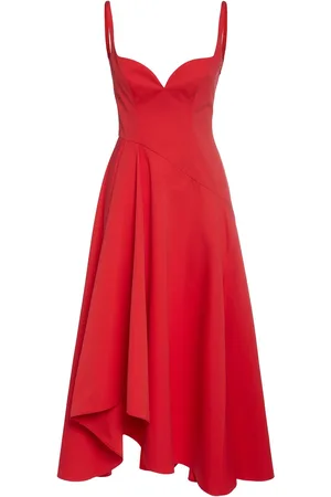 Alexander McQueen Poplin Midi Dress