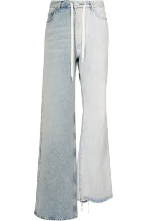 Balenciaga Fifty-fifty Patchwork Denim Jeans