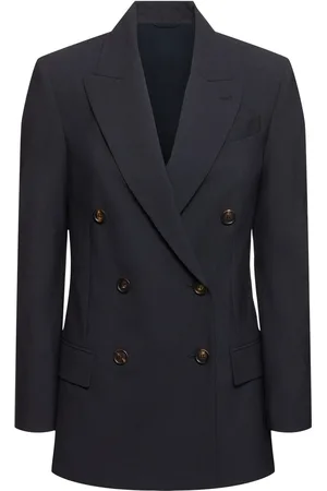 Brunello Cucinelli Wool Blend Double Breast Jacket