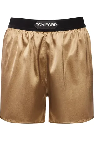 Tom Ford Logo Satin Shorts
