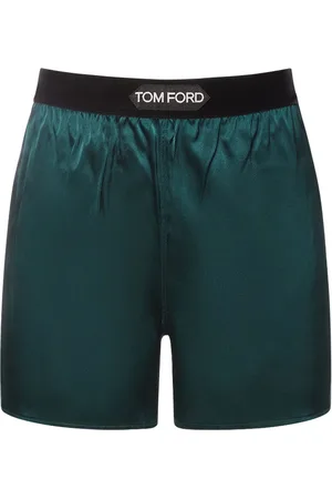 Tom Ford Logo Satin Shorts