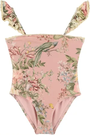 ZIMMERMANN Floral Print Lycra One Piece Swimsuit