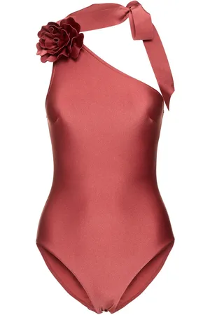 ZIMMERMANN Waverly Lycra One Shoulder 1pc Swimsuit
