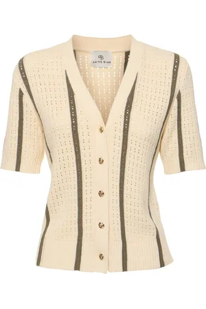 ANINE BING Camryn Cotton & Viscose Cardigan