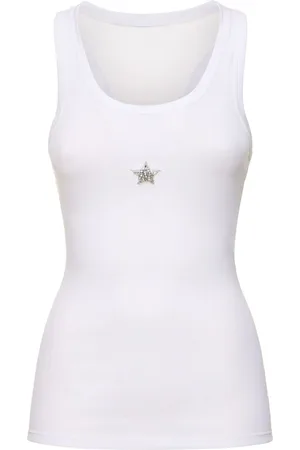 Stella McCartney Crystal Embellished Jersey Tank Top