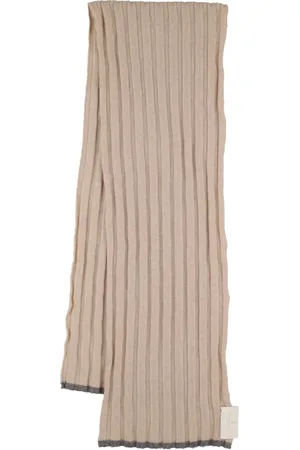 Brunello Cucinelli Fine Cashmere Rib Knit Scarf