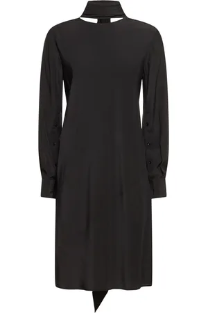Helmut Lang Reversible Scarf Silk Midi Dress