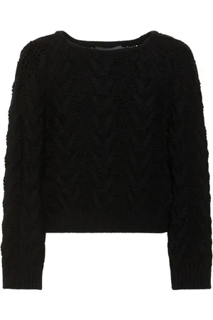 Alberta Ferretti Wool Knit Crewneck Sweater