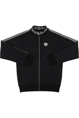 VERSACE Cotton Zip-up Sweatshirt