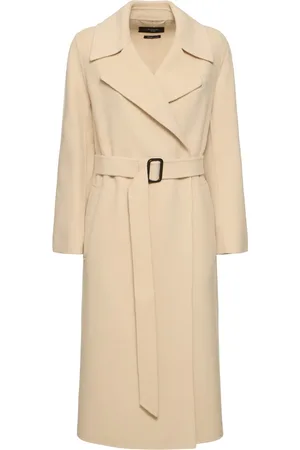 Max Mara Manu Belted Wool Midi Coat