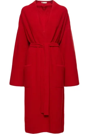 The Row Ghali Belted Cashmere Knit Long Coat