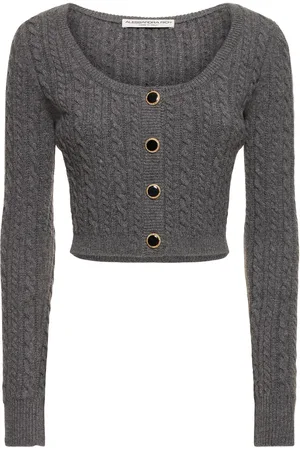 Alessandra Rich Wool Knitted Cardigan
