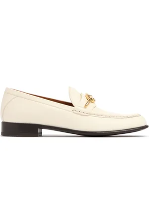 VALENTINO GARAVANI 25mm V Logo Gate Leather Loafers
