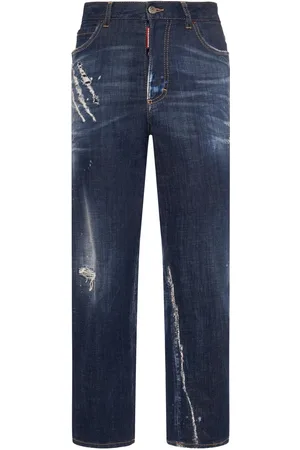Dsquared2 Boston High Waisted Straight Jeans