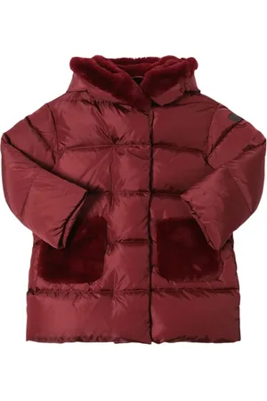 Il gufo Nylon & Faux Fur Down Coat